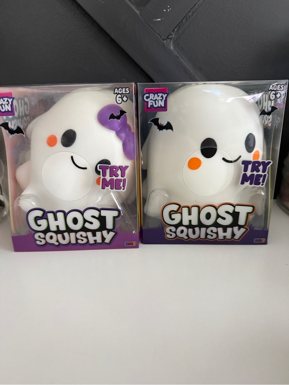 Ghost Squishy Toy Boy & Girl Set